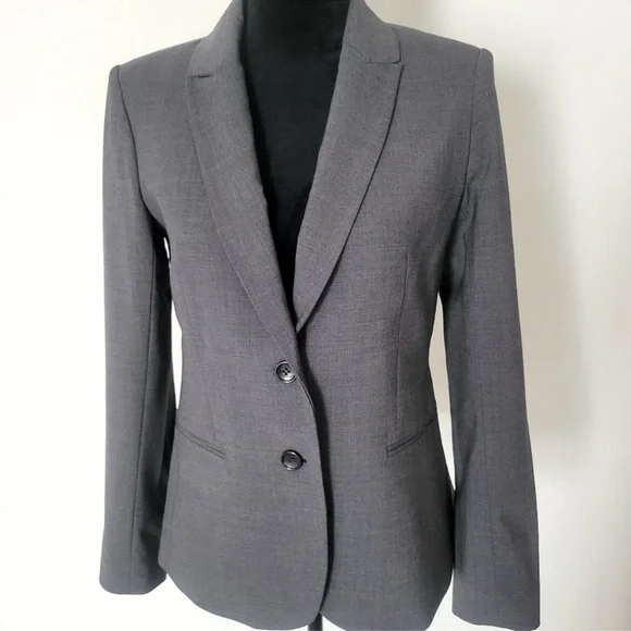 Theory Nichelle Broadway Wool Blend Blazer Jacket Coat Size 0 - Picture 4 of 15